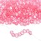 1500PCS Acrylic Letter Beads Alphabet White Letters Pink Transparent Round Bead 7×4mm for Jewelry Bracelets Necklaces Key Chains Making